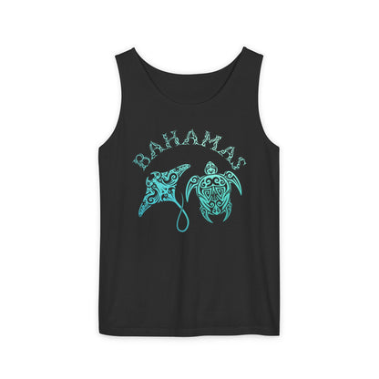 Bahamas Sea Life Tank Top | Stingray & Sea Turtle