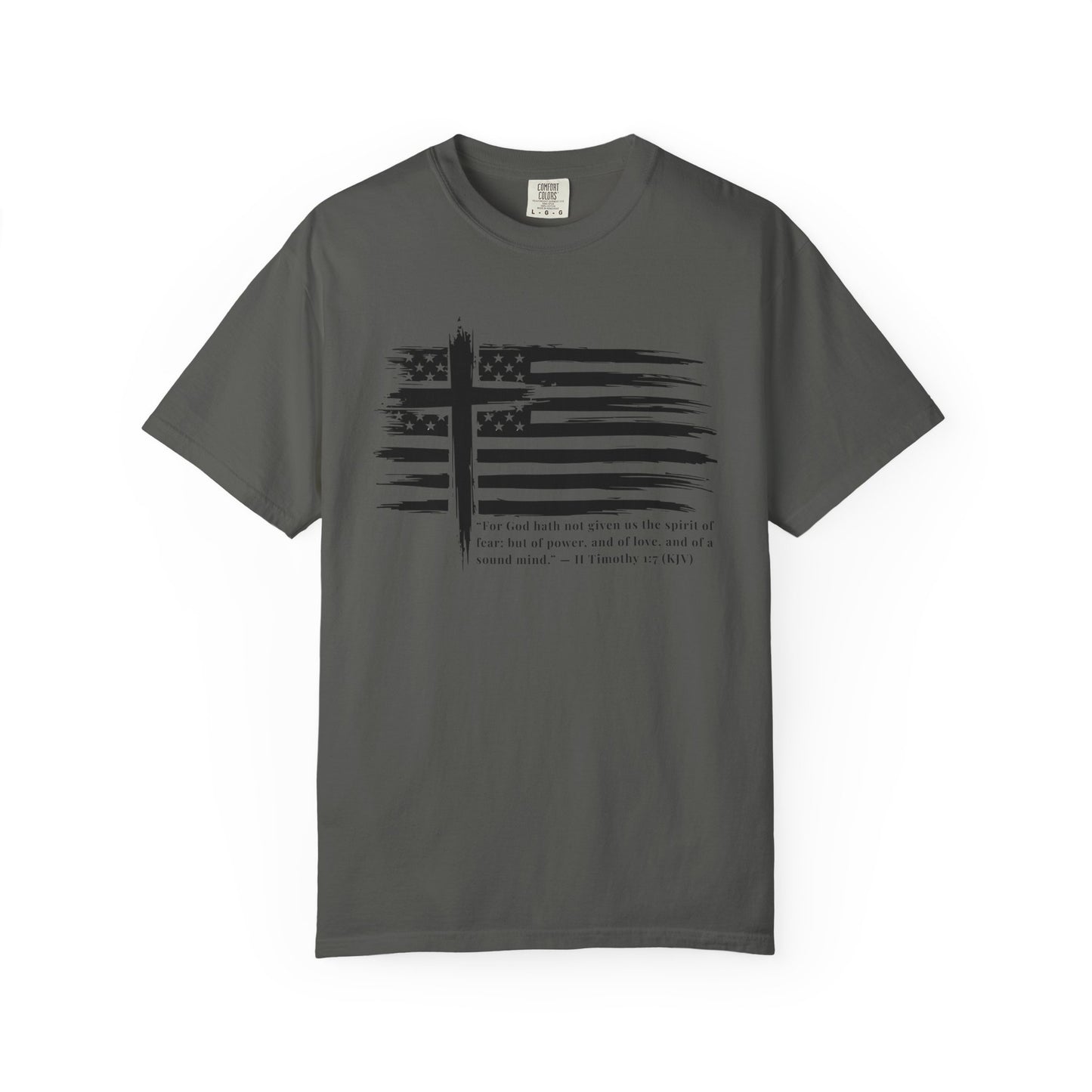 Patriotic Christian Cross Flag T-Shirt | Freedom Tee