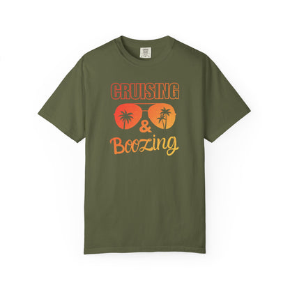 Cruising & Boozing Unisex Jersey Tee - Perfect for Summer Adventures - Summer Tee Shirt - Summer T-Shirt - Cruising T-shirt