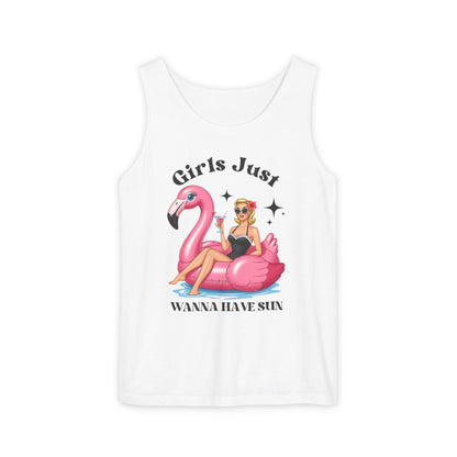 Girls Just Wanna Have Sun Tank | 1950s Vintage Summer Top