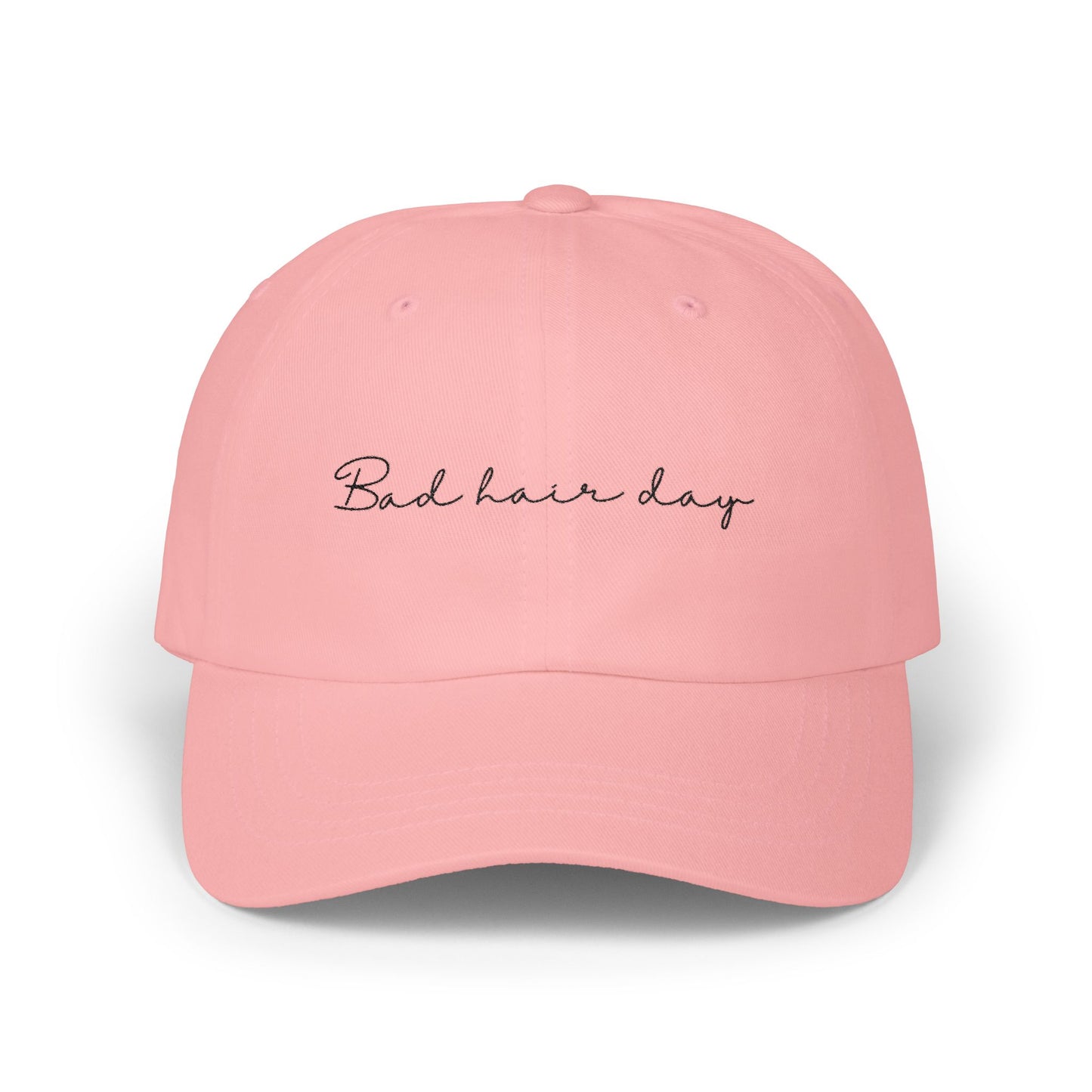 "Bad Hair Day" Hat — Embroidered Adjustable Baseball Hat