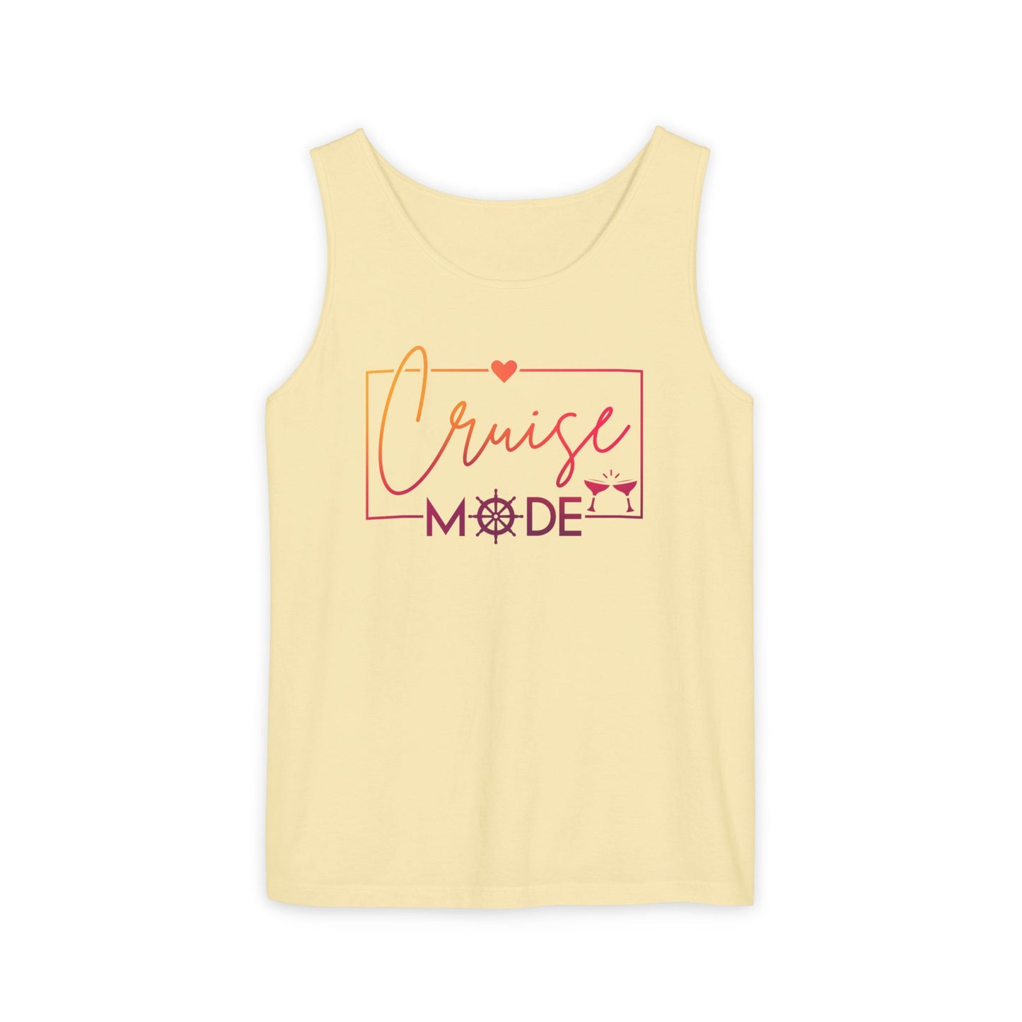 Cruise Mode Tank Top | Coastal Vacation Summer Tee