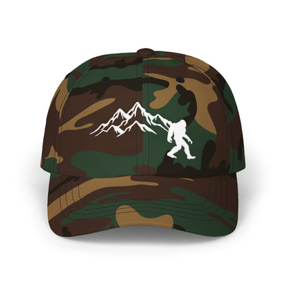 Bigfoot Classic Dad Cap, Funny Outdoor Embroidered Hat, Camping Hat, Hunting Hat, Outdoor Enthusiast Hat, Gift for Him or Her, Mountain Explorer Accessory