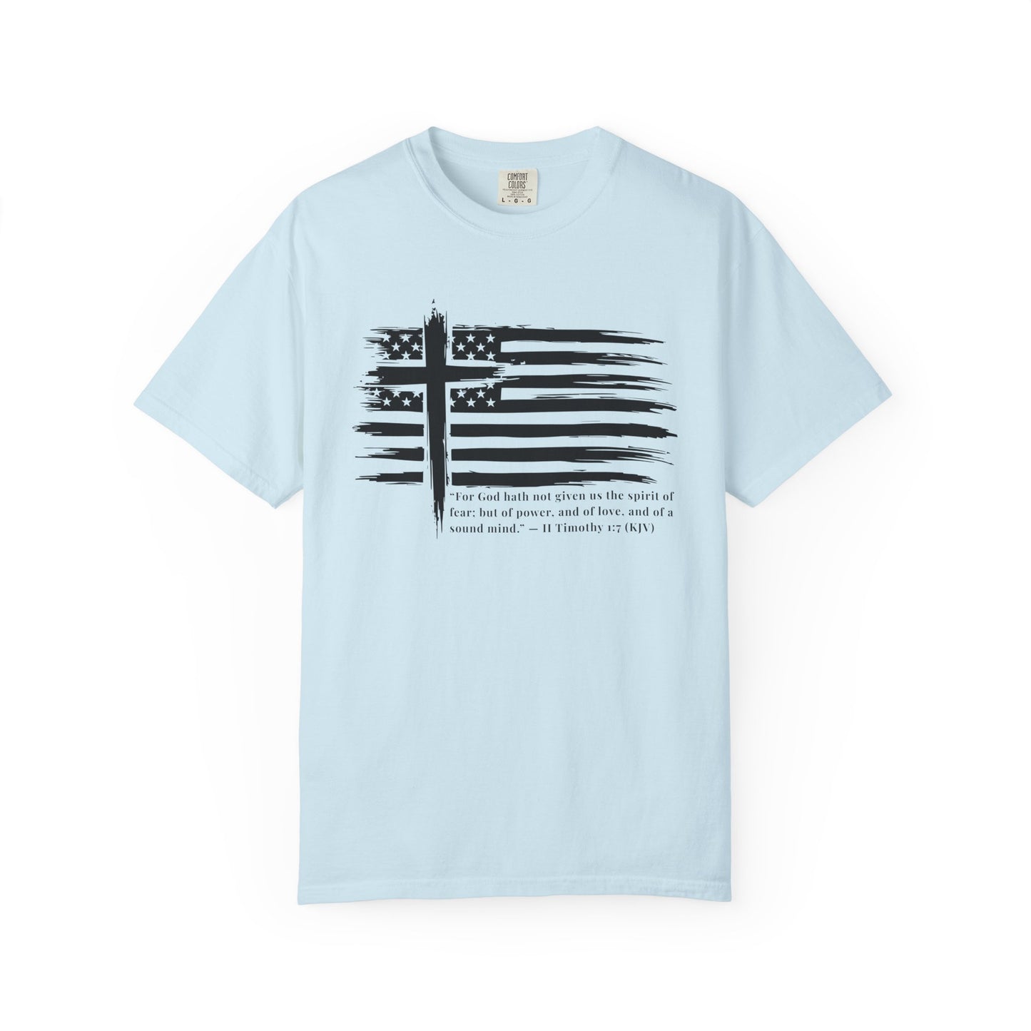 Patriotic Christian Cross Flag T-Shirt | Freedom Tee