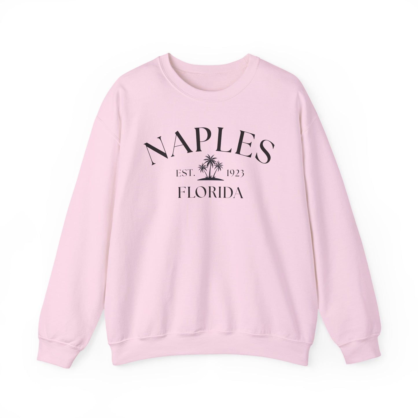 Naples Florida Retro Crewneck Sweatshirt, Casual Wear, Gift for Him/Her, Travel Souvenir, Vacation Apparel, Nautical Enthusiasts
