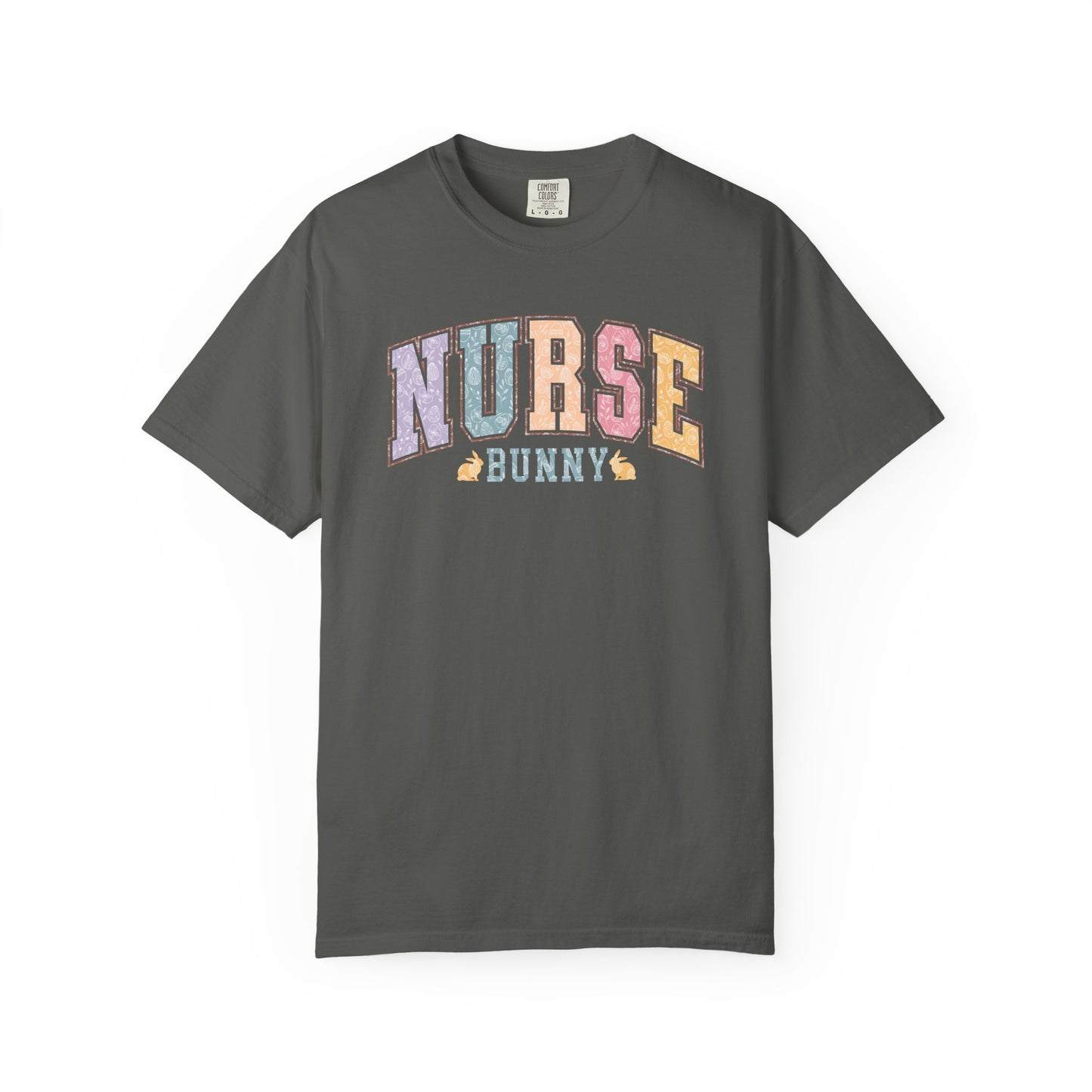 Cute Nurse Bunny Graphic Tee for Healthcare Workers, Nurse Bunny T-Shirt, Perfect Gift for Nurses, Birthday Gift, Easter, Spring, Everyday Wear