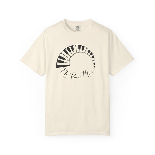 Musical Mr. Piano Man Tee | Comfort Colors Music Lover Shirt