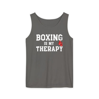 Boxing is My Therapy Tank Top