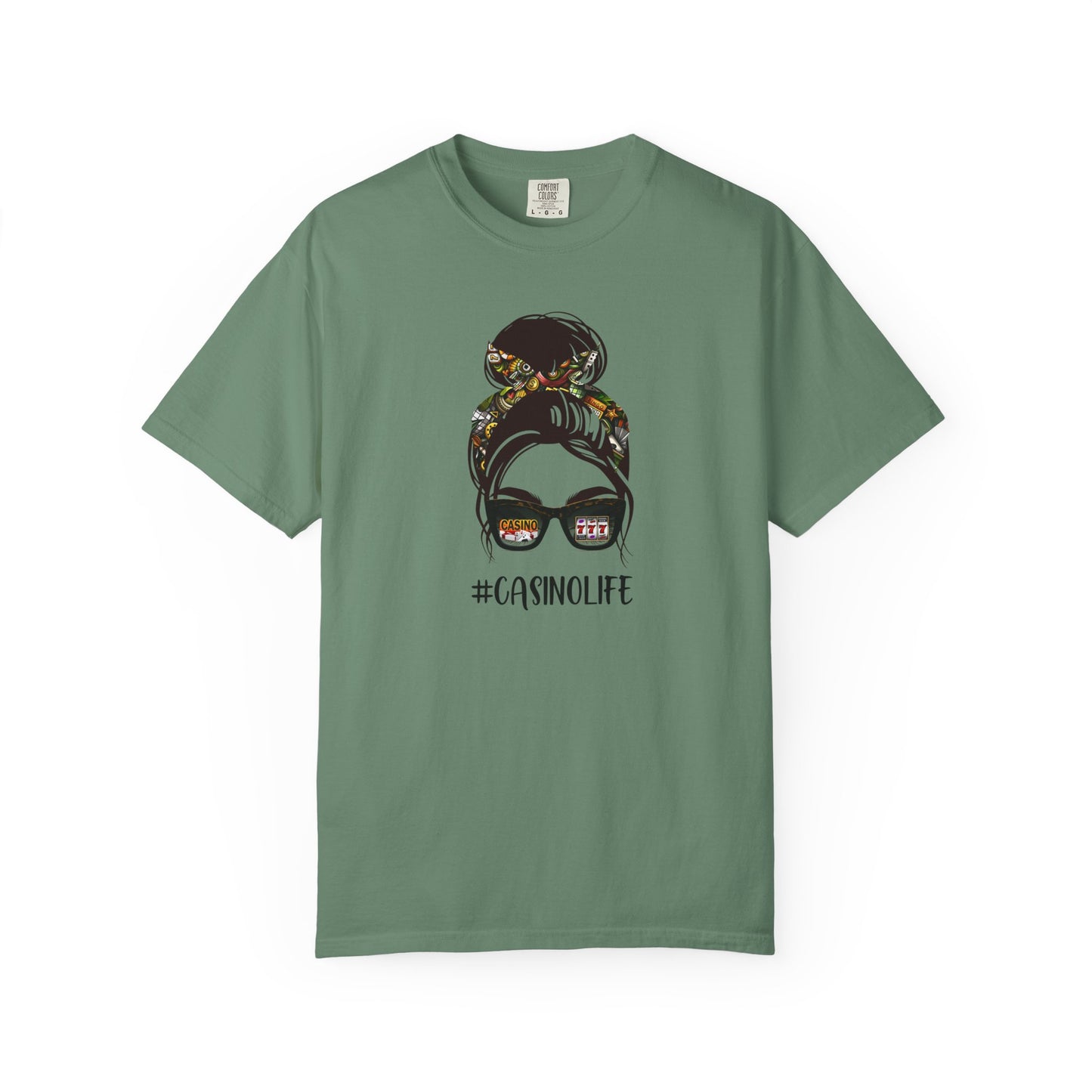 Casino Life Comfort Colors T-Shirt, Graphic Tee for Casino Lovers, Fun Gift for Gamblers, Casual Wear, Trendy Street Style
