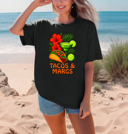 Tacos & Margaritas Tee | Fun Summer Shirt for Food Lovers