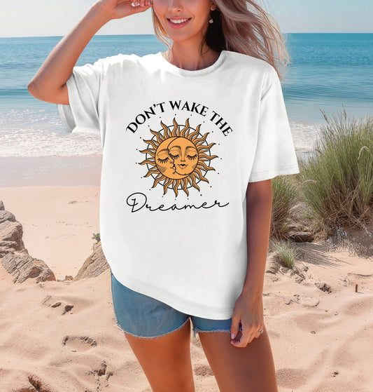 Don’t Wake The Dreamer Tee | Sun & Moon Graphic Comfort Colors Shirt