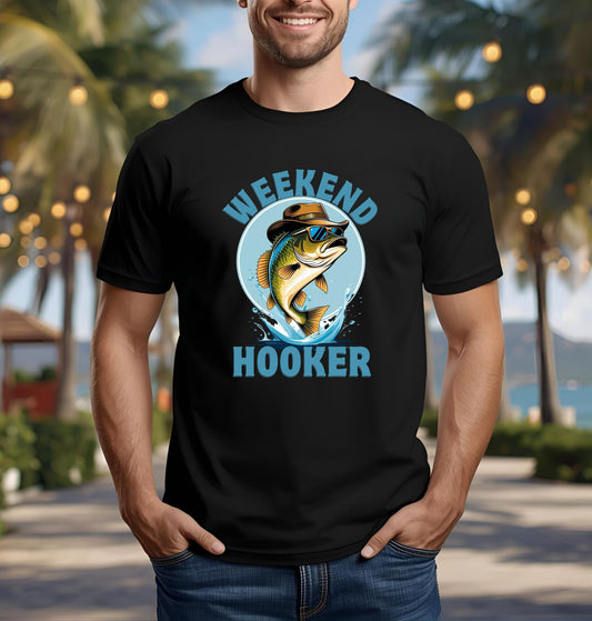 Weekend Hooker Tee | Funny Fishing Comfort Colors T-Shirt
