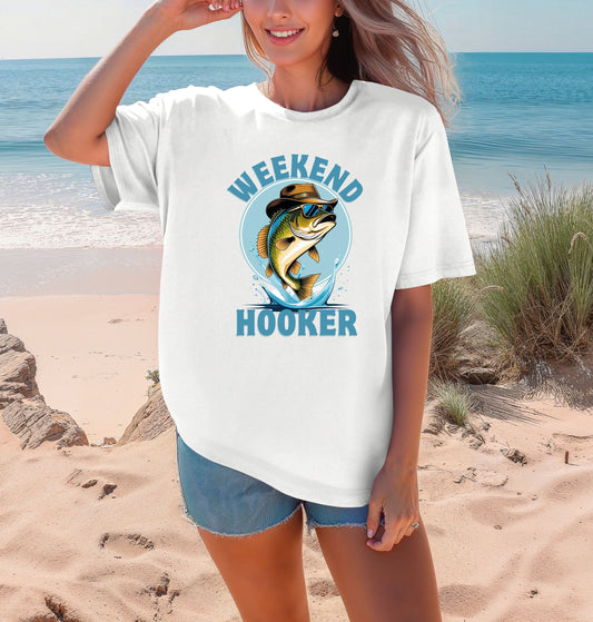 Weekend Hooker Tee | Funny Fishing Comfort Colors T-Shirt