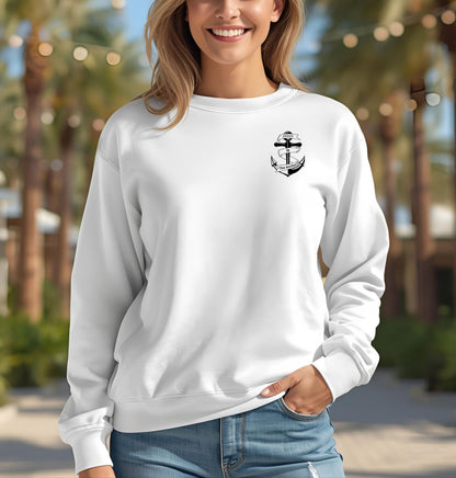 Jesus is The Anchor Sweatshirt | Christian Faith Pullover