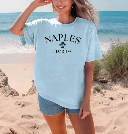 Naples Florida T-Shirt | Coastal Palm Tree Tee