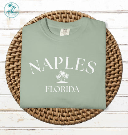 Naples Florida T-Shirt | Coastal Palm Tree Tee