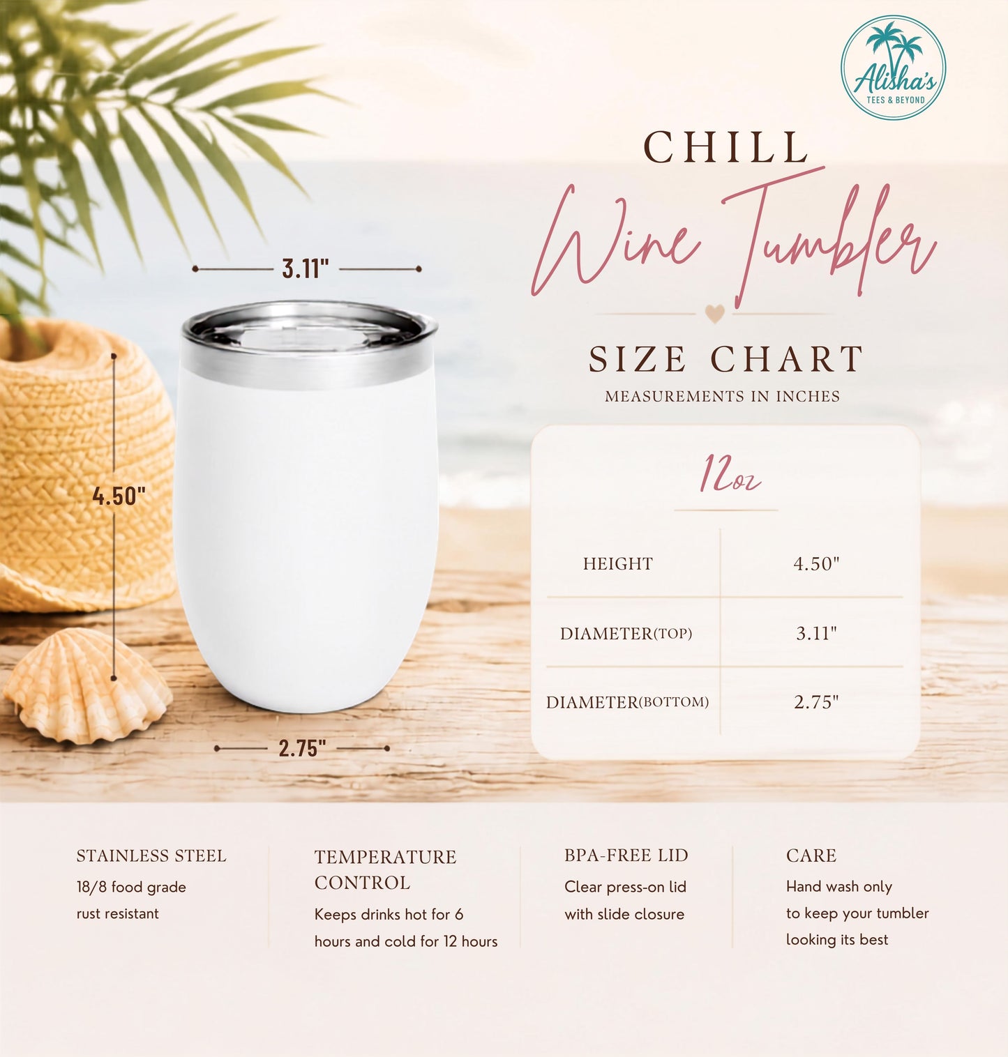 Fifty & Fabulous 50th Birthday Wine Tumbler | Milestone Birthday Gift