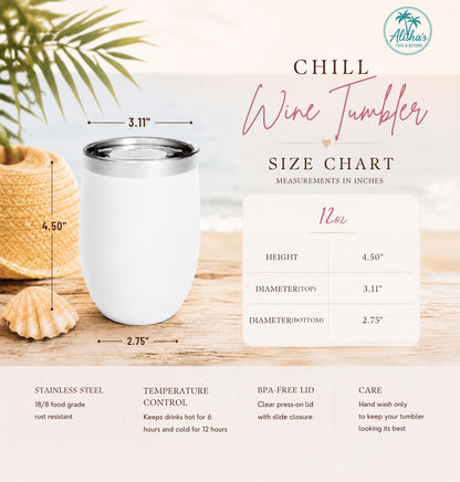 Fifty & Fabulous 50th Birthday Wine Tumbler | Milestone Birthday Gift