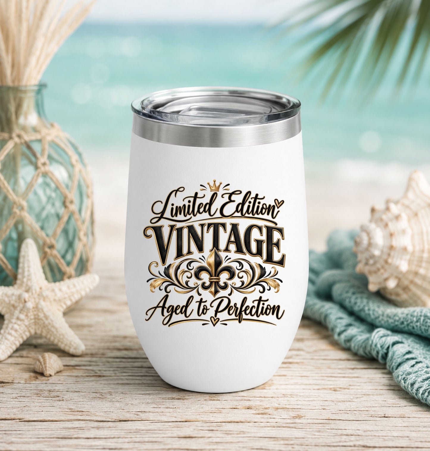 Limited Edition Vintage Wine Tumbler | Aged to Perfection
