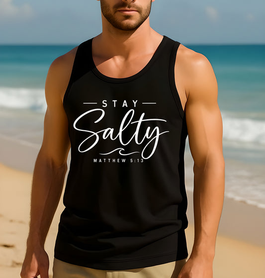 Stay Salty Matthew 5:13 Christian Tank Top | Coastal Faith Tank