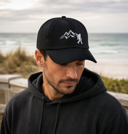 Bigfoot Mountain Embroidered Cap | Outdoor Adventure Hat