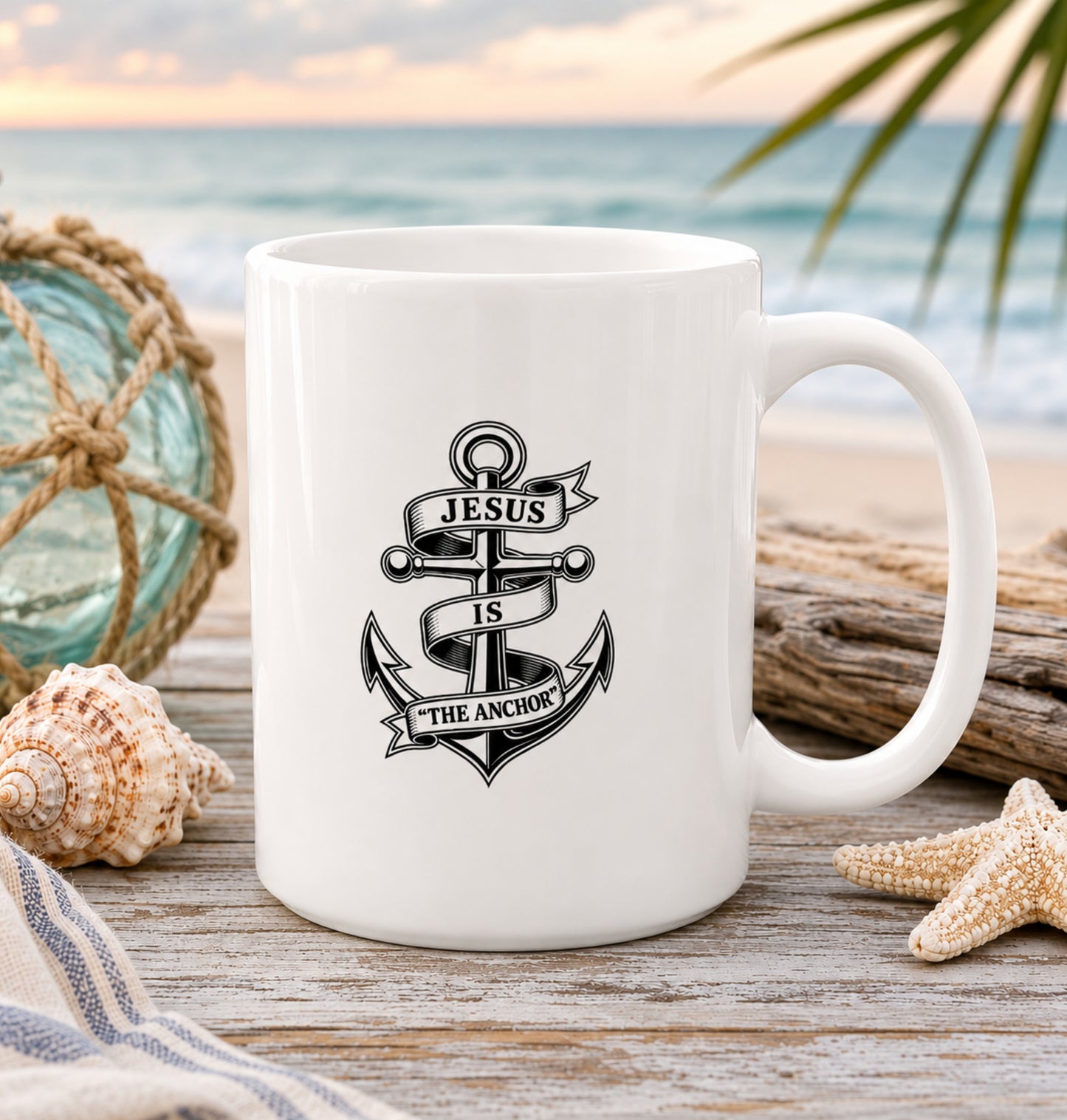 Jesus is The Anchor Mug | Christian Coffee & Tea Mug