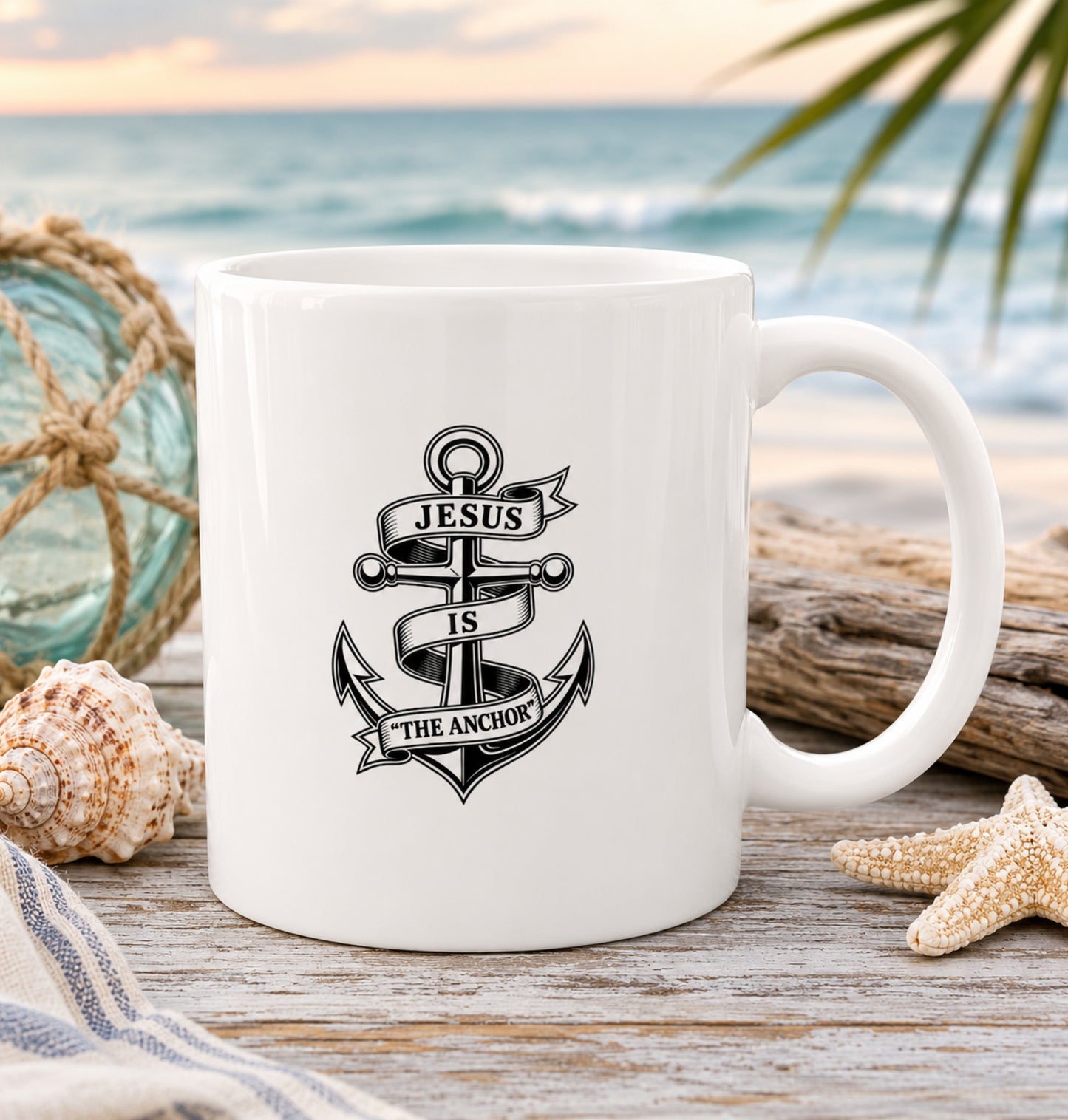 Jesus is The Anchor Mug | Christian Coffee & Tea Mug