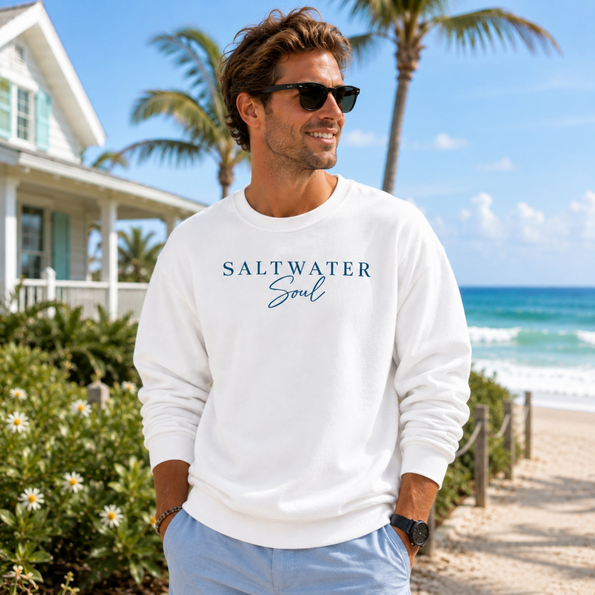 Saltwater Soul Coastal Sweatshirt