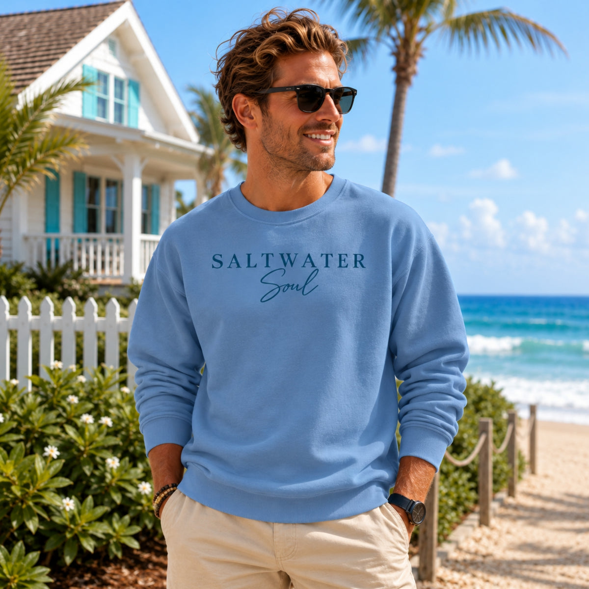Saltwater Soul Coastal Sweatshirt