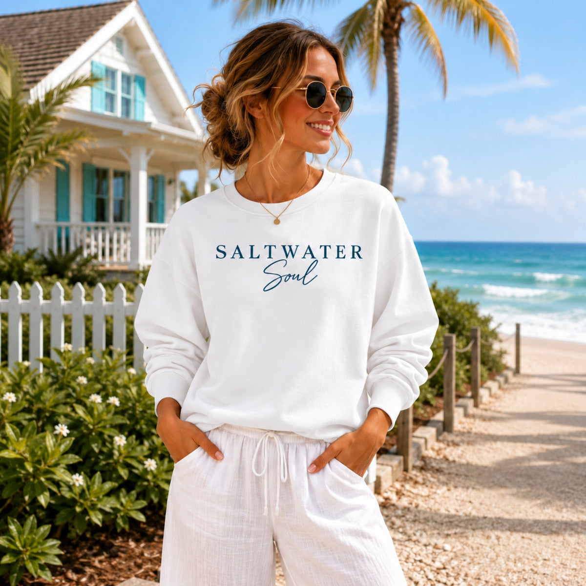 Saltwater Soul Coastal Sweatshirt