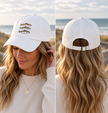 Boho Sardine Embroidered Hat