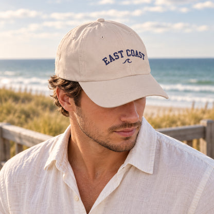 East Coast Embroidered Hat | Coastal Wave Cap