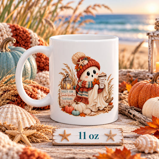 Coastal Fall Ghost Mug