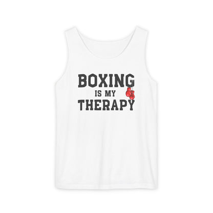 Boxing is My Therapy Tank Top