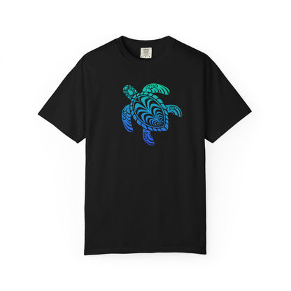 Ocean-Inspired Turtle Graphic Tee | Comfort Colors Beach Shirt
