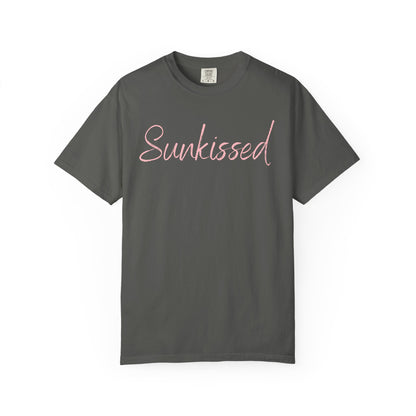 Sunkissed Comfort Colors T-Shirt for her - Perfect for Summer Vibes - Cute Summer Vacation Tee Shirt - Beach - Lake - Coastal - Summer fun - Pool