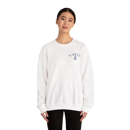Naples Anchor Sweatshirt | Unisex Nautical Crewneck