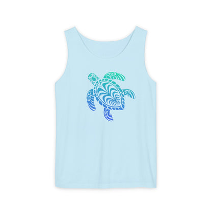 Tribal Sea Turtle Tank Top | Ocean Beach Cover-Up