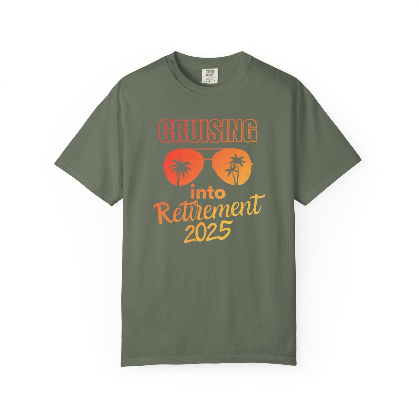 Cruising Into Retirement Tee, Retirement Gift, Unisex Short Sleeve Shirt, Funny Retirement Top, Beach Vibes Apparel, Summer Tee, Cruising Into Retirement T-Shirt, Retirement Cruise Trip Gift, Retirement Cruise 2025