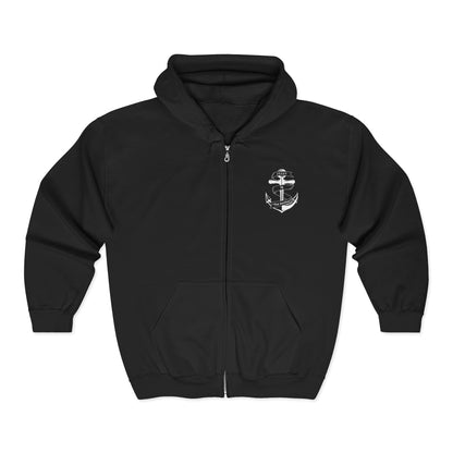 Jesus is The Anchor Hoodie | Christian Nautical Unisex Zip Hoodie