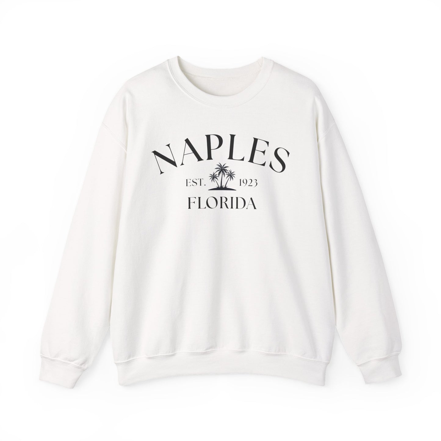 Naples Florida Retro Crewneck Sweatshirt, Casual Wear, Gift for Him/Her, Travel Souvenir, Vacation Apparel, Nautical Enthusiasts