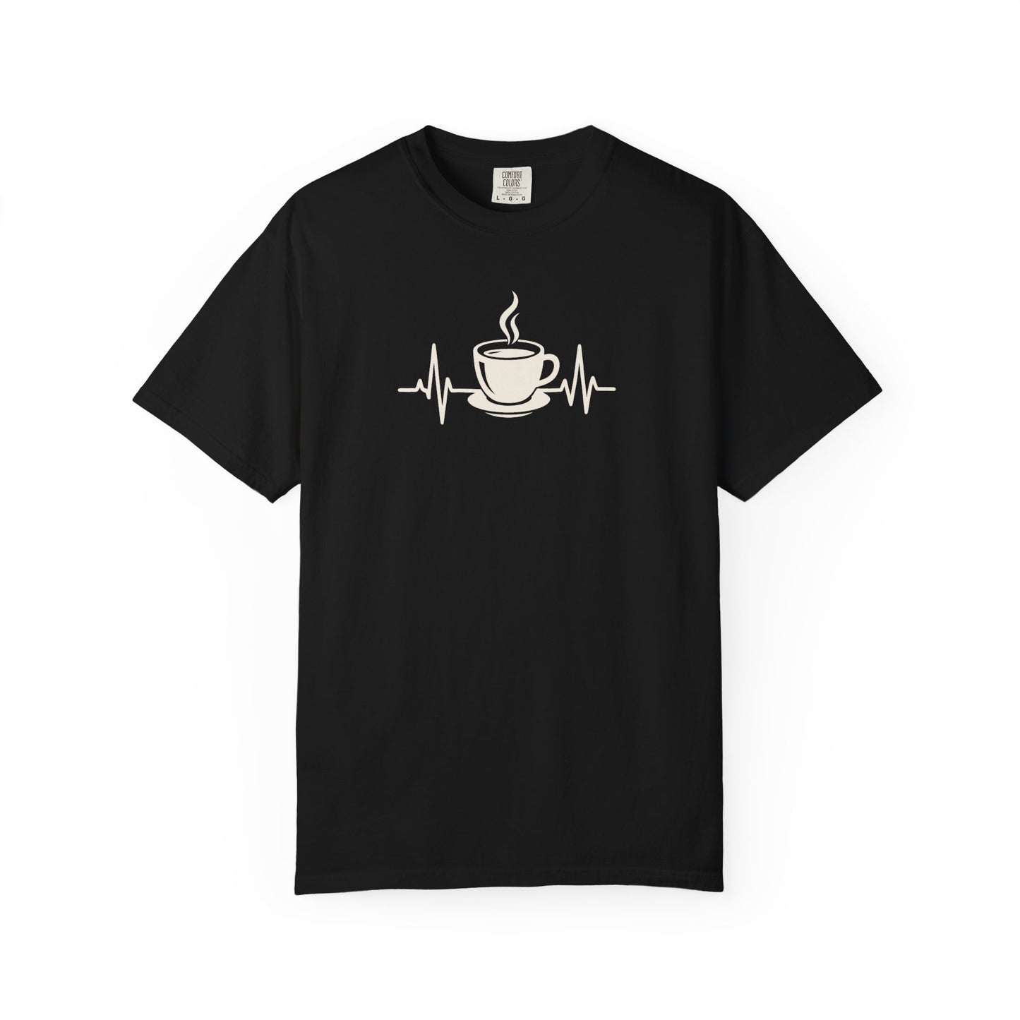 Coffee & Tea Heartbeat Tee | Unisex Graphic T-Shirt
