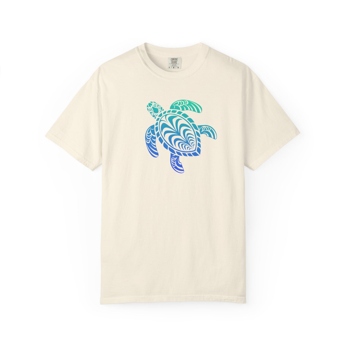Ocean-Inspired Turtle Graphic Tee | Comfort Colors Beach Shirt