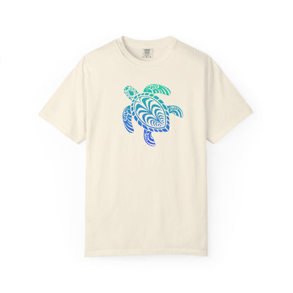 Ocean-Inspired Turtle Graphic Tee | Comfort Colors Beach Shirt