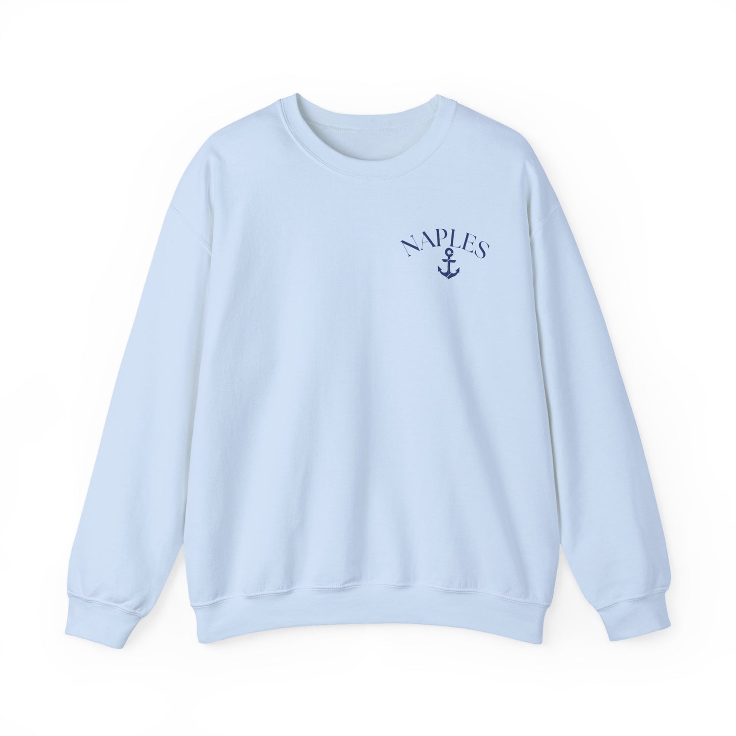 Naples Anchor Sweatshirt | Unisex Nautical Crewneck