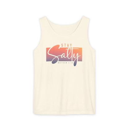 Stay Salty Matthew 5:13 Tank Top | Christian Scripture Summer Top