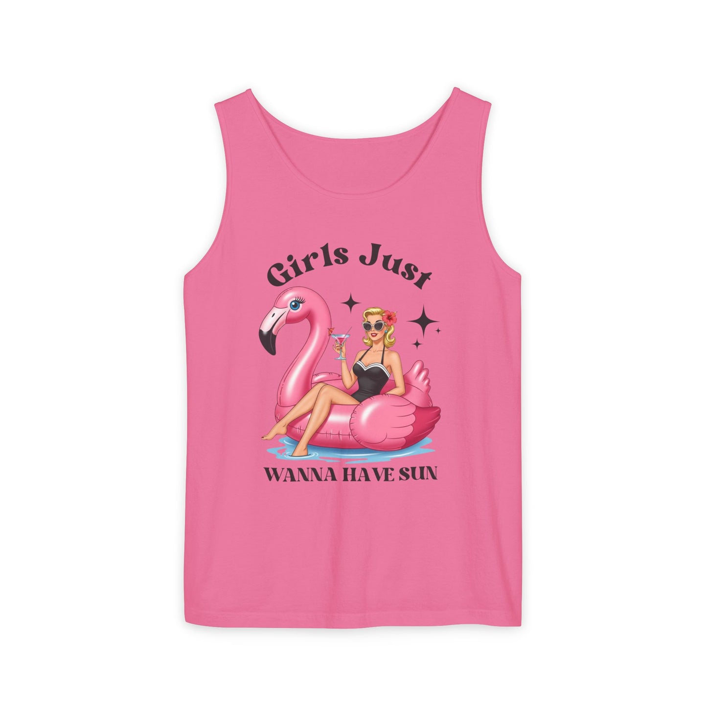 Girls Just Wanna Have Sun Tank | 1950s Vintage Summer Top