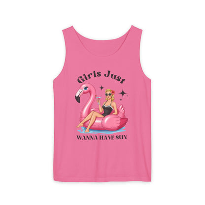 Girls Just Wanna Have Sun Tank | 1950s Vintage Summer Top
