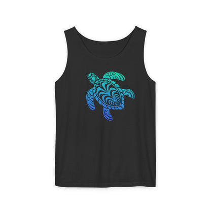 Tribal Sea Turtle Tank Top | Ocean Beach Cover-Up