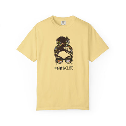 Casino Life Comfort Colors T-Shirt, Graphic Tee for Casino Lovers, Fun Gift for Gamblers, Casual Wear, Trendy Street Style